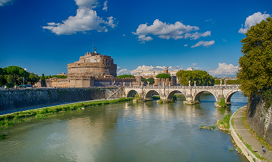 Castel Sant'Angelo e fiume Tevere