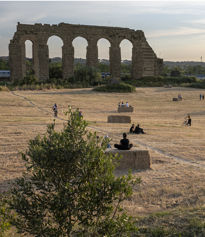 Panoramica del parco degli Acquedotti di Roma
